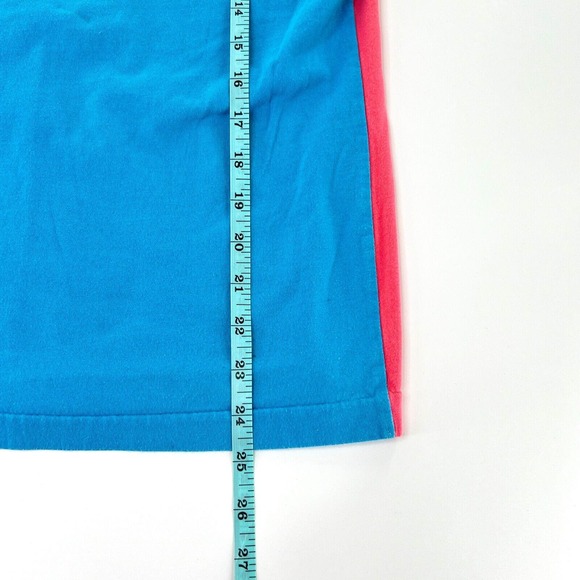 Play Commes Des Garcons M Multicolor T-Shirt Crew Neck Cotton Knit Colorblock - Picture 5 of 6